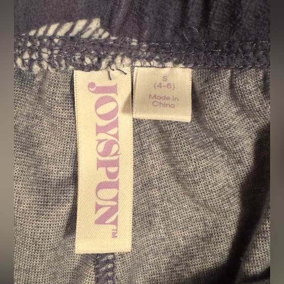 Plaid Grayish blue and Black Lounge Set SMALL 4-6 - Picture 6 of 8